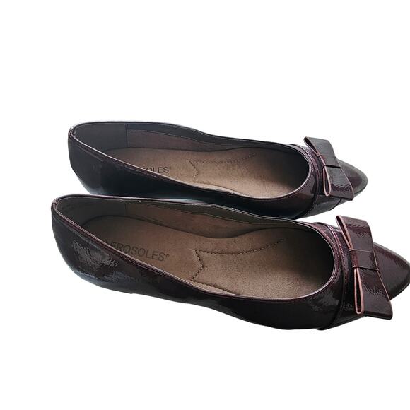 Aerosoles Women's Dress Flats - Maroon, US Size 9.5, Comfortable & Stylish - Picture 1 of 8